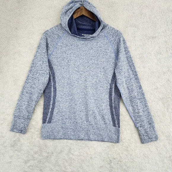 Mountain Warehouse Active S Blue Hooded Pullover Sweatshirt Women's 24CT - Picture 1 of 7